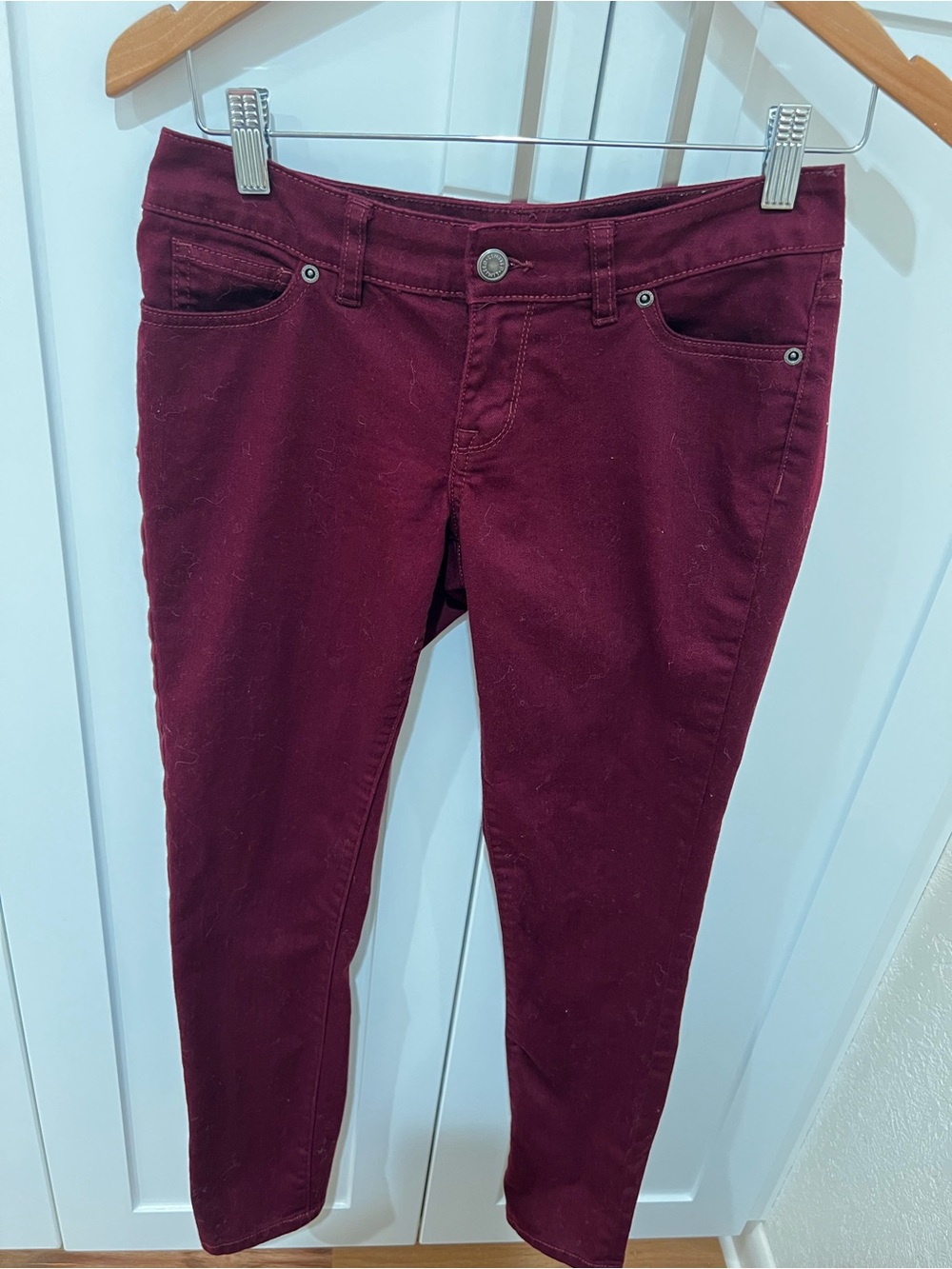 The Limited - Burgundy Skinny Jeans - size 2